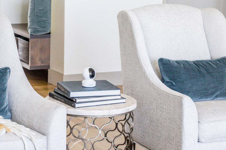 Überwachungskamera im Wohnzimmer kabellos